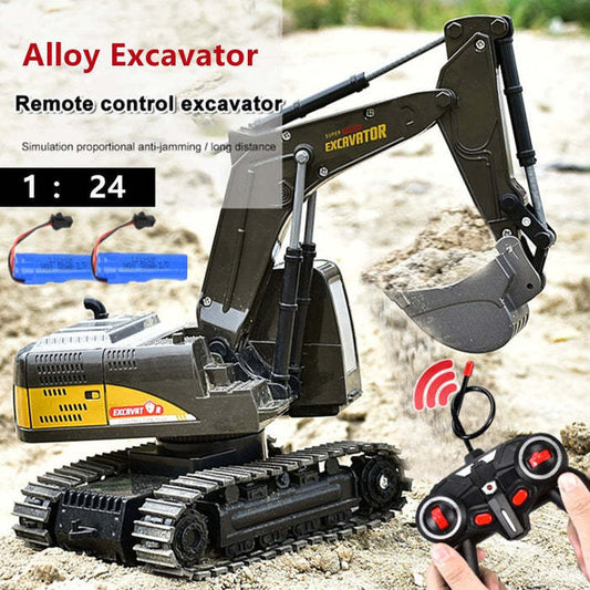 (Toy) Metal Alloy Remote Control Excavator